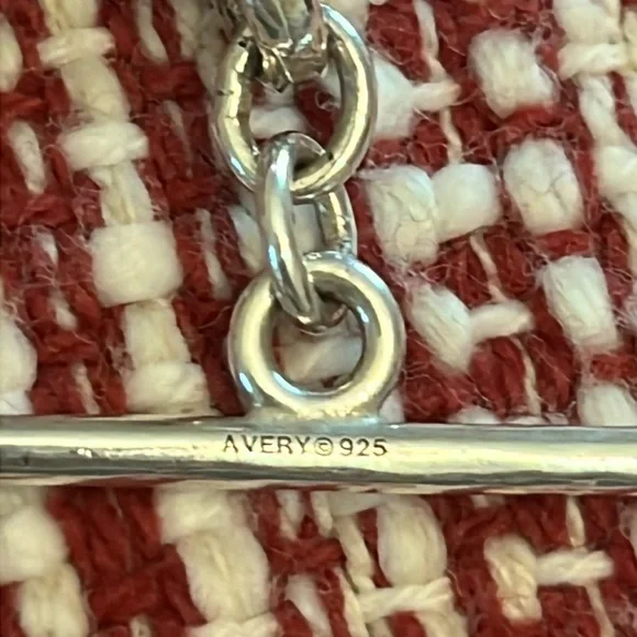 James Avery Hammered Silver Stylish Oval Link Necklace 925 Retired - Picture 9 of 16